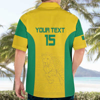 Custom Benin Football Hawaiian Shirt Go Champions Les Guepards - Wonder Print Shop