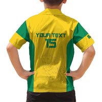 Custom Benin Football Hawaiian Shirt Go Champions Les Guepards - Wonder Print Shop