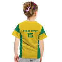 Custom Benin Football Kid T Shirt Go Champions Les Guepards - Wonder Print Shop