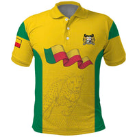 Custom Benin Football Polo Shirt Go Champions Les Guepards - Wonder Print Shop