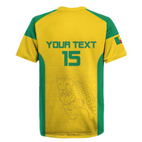 Custom Benin Football Rugby Jersey Go Champions Les Guepards - Wonder Print Shop
