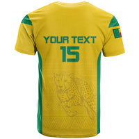 Custom Benin Football T Shirt Go Champions Les Guepards - Wonder Print Shop