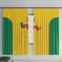 Benin Football Window Curtain Go Champions Les Guepards - Wonder Print Shop