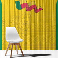 Benin Football Window Curtain Go Champions Les Guepards - Wonder Print Shop