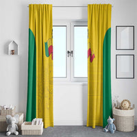 Benin Football Window Curtain Go Champions Les Guepards - Wonder Print Shop