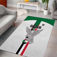 Sudan Football Area Rug Go Champions Falcons of Jediane - Wonder Print Shop