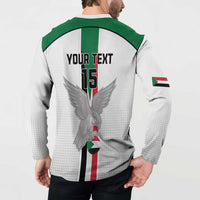 Custom Sudan Football Button Sweatshirt Go Champions Falcons of Jediane - Wonder Print Shop