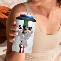 Custom Sudan Football 4 in 1 Can Cooler Tumbler Go Champions Falcons of Jediane - Wonder Print Shop