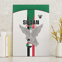 Sudan Football Canvas Wall Art Go Champions Falcons of Jediane - Wonder Print Shop