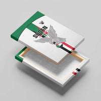 Sudan Football Canvas Wall Art Go Champions Falcons of Jediane - Wonder Print Shop