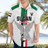 Custom Sudan Football Hawaiian Shirt Go Champions Falcons of Jediane - Wonder Print Shop