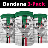 Sudan Football Neck Gaiter Go Champions Falcons of Jediane - Wonder Print Shop