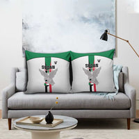 Sudan Football Pillow Cover Go Champions Falcons of Jediane - Wonder Print Shop