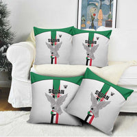 Sudan Football Pillow Cover Go Champions Falcons of Jediane - Wonder Print Shop