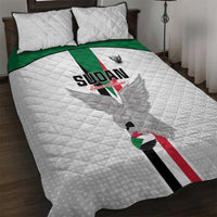 Sudan Football Quilt Bed Set Go Champions Falcons of Jediane - Wonder Print Shop