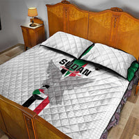 Sudan Football Quilt Bed Set Go Champions Falcons of Jediane - Wonder Print Shop