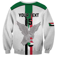 Custom Sudan Football Sweatshirt Go Champions Falcons of Jediane - Wonder Print Shop