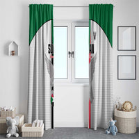Sudan Football Window Curtain Go Champions Falcons of Jediane - Wonder Print Shop