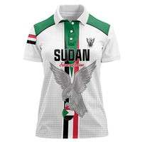 Custom Sudan Football Women Polo Shirt Go Champions Falcons of Jediane - Wonder Print Shop