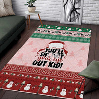 Christmas Story Area Rug You'll Shoot Your Eye Out - Wonder Print Shop
