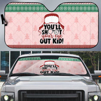 Christmas Story Auto Sun Shade You'll Shoot Your Eye Out - Wonder Print Shop