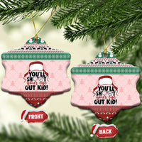 Christmas Story Ceramic Ornament You'll Shoot Your Eye Out - Wonder Print Shop