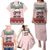 Christmas Story Family Matching Puletasi and Hawaiian Shirt You'll Shoot Your Eye Out - Wonder Print Shop