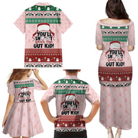 Christmas Story Family Matching Puletasi and Hawaiian Shirt You'll Shoot Your Eye Out - Wonder Print Shop
