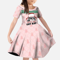 Christmas Story Family Matching Short Sleeve Bodycon Dress and Hawaiian Shirt You'll Shoot Your Eye Out - Wonder Print Shop