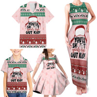 Christmas Story Family Matching Tank Maxi Dress and Hawaiian Shirt You'll Shoot Your Eye Out - Wonder Print Shop