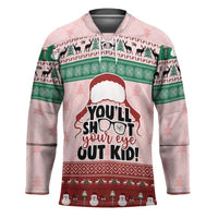 Christmas Story Hockey Jersey You'll Shoot Your Eye Out - Wonder Print Shop