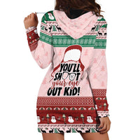 Christmas Story Hoodie Dress You'll Shoot Your Eye Out - Wonder Print Shop