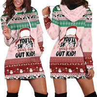 Christmas Story Hoodie Dress You'll Shoot Your Eye Out - Wonder Print Shop