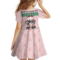 Christmas Story Kid Short Sleeve Dress You'll Shoot Your Eye Out - Wonder Print Shop