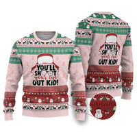 Christmas Story Ugly Christmas Sweater You'll Shoot Your Eye Out - Wonder Print Shop
