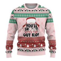 Christmas Story Ugly Christmas Sweater You'll Shoot Your Eye Out - Wonder Print Shop