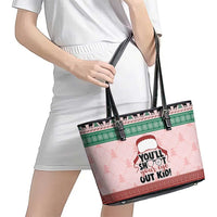 Christmas Story Leather Tote Bag You'll Shoot Your Eye Out - Wonder Print Shop