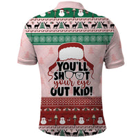 Christmas Story Polo Shirt You'll Shoot Your Eye Out - Wonder Print Shop