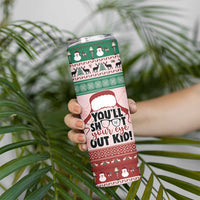Christmas Story Skinny Tumbler You'll Shoot Your Eye Out - Wonder Print Shop