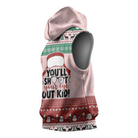 Christmas Story Sleeveless Hoodie You'll Shoot Your Eye Out - Wonder Print Shop