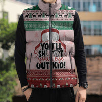 Christmas Story Sleeveless Puffer Jacket You'll Shoot Your Eye Out - Wonder Print Shop