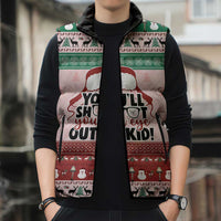 Christmas Story Sleeveless Puffer Jacket You'll Shoot Your Eye Out - Wonder Print Shop
