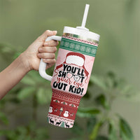 Christmas Story Tumbler With Handle You'll Shoot Your Eye Out - Wonder Print Shop
