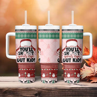 Christmas Story Tumbler With Handle You'll Shoot Your Eye Out - Wonder Print Shop