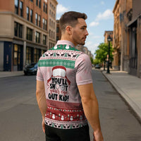 Christmas Story Zipper Polo Shirt You'll Shoot Your Eye Out - Wonder Print Shop