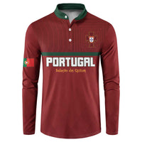 Custom Portugal Football 2026 Button Sweatshirt Vamos Portugal