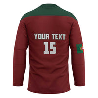 Custom Portugal Football 2026 Hockey Jersey Vamos Portugal