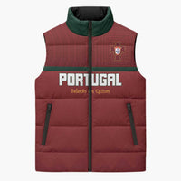 Custom Portugal Football 2026 Sleeveless Puffer Jacket Vamos Portugal
