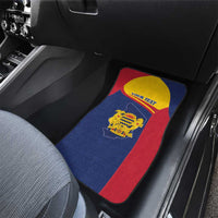 Personalised Chad Car Mats Coat Of Arms - African Pattern