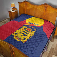 Personalised Chad Quilt Coat Of Arms - African Pattern